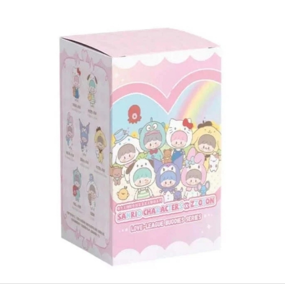 zZoton x Sanrio Character Love League Buddies Plush NIB - Hangyodon X zZoton - Picture 6 of 6